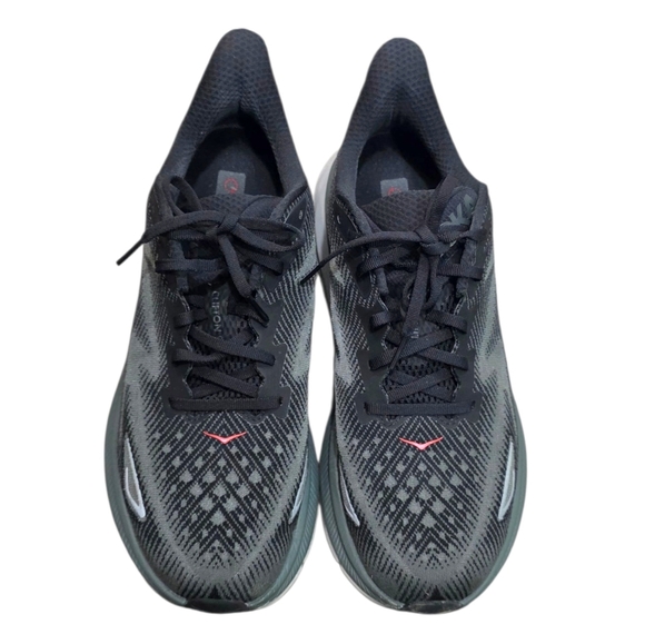 HOKA Clifton 9 Running Shoes Black Gray Men’s Size 11D EUC main image 6